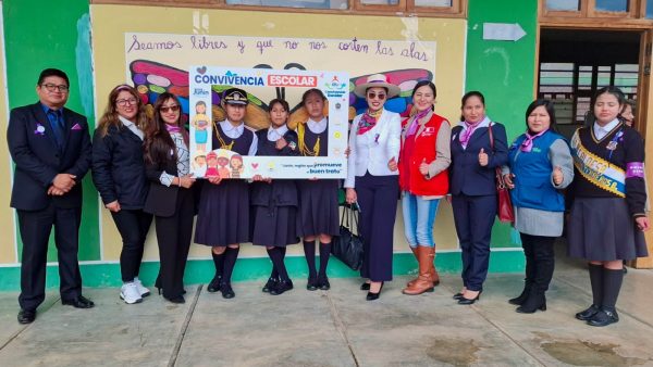 DRE Junín lanza campaña regional “Junín, Región que Promueve el Buen Trato” en Muquiyauyo – Jauja