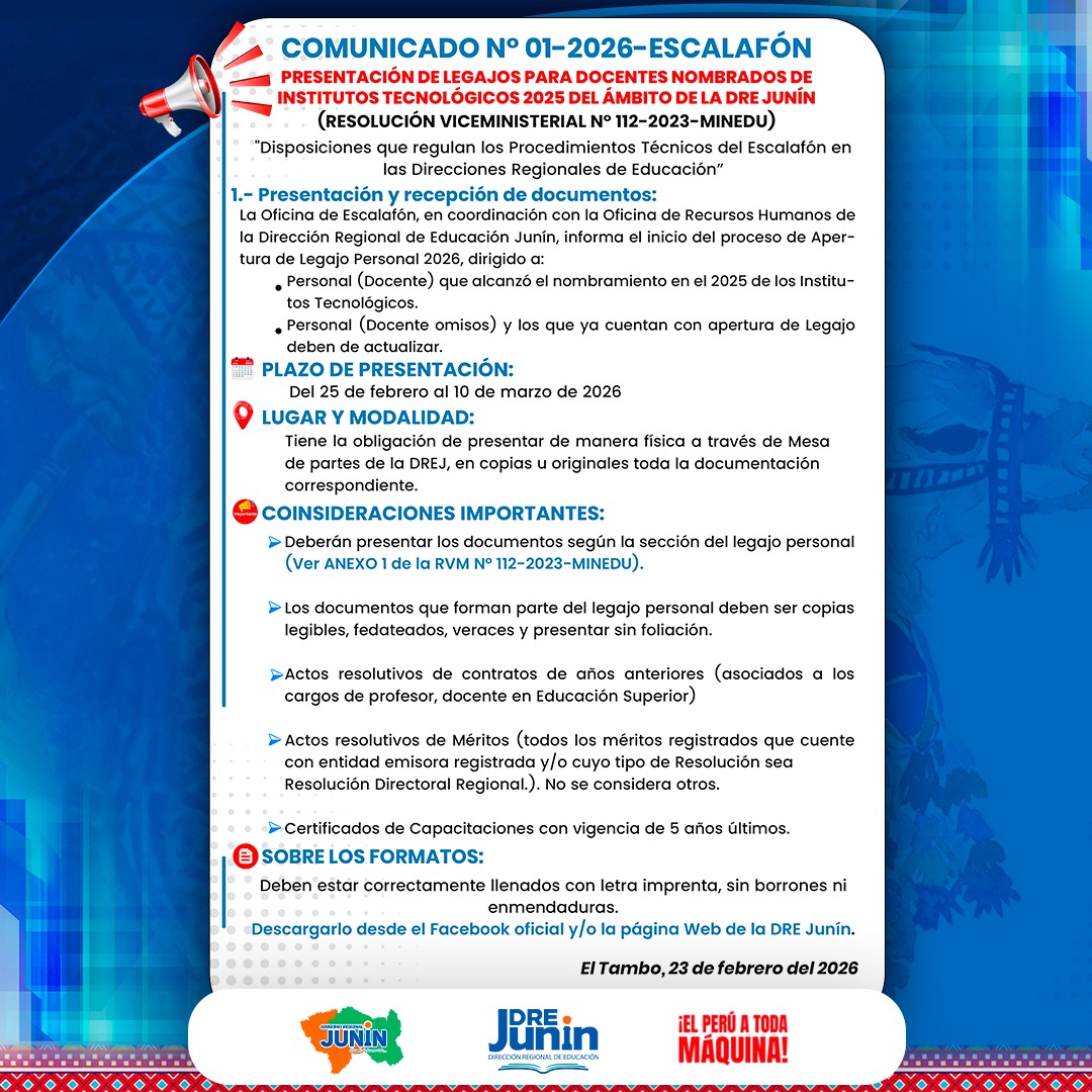 Dirección Regional de Educación Junín