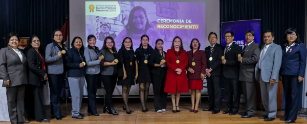 DREJ RECONOCE A DOCENTES DE LA REGIÓN JUNÍN QUE TRIUNFARON EN EL XIII CONCURSO NACIONAL DE BUENAS PRÁCTICAS DOCENTES