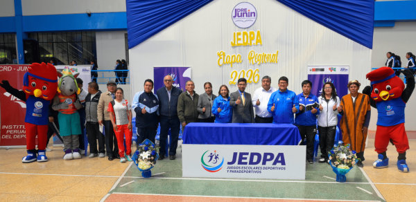 INAUGURAN CON ÉXITO LA ETAPA REGIONAL DE LOS JEDPA 2026 EN JUNÍN